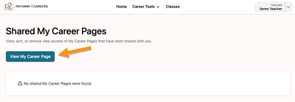 08142025_Teacher View My Career Pages