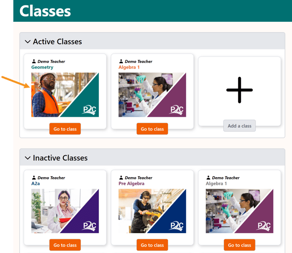 P2C Classes View